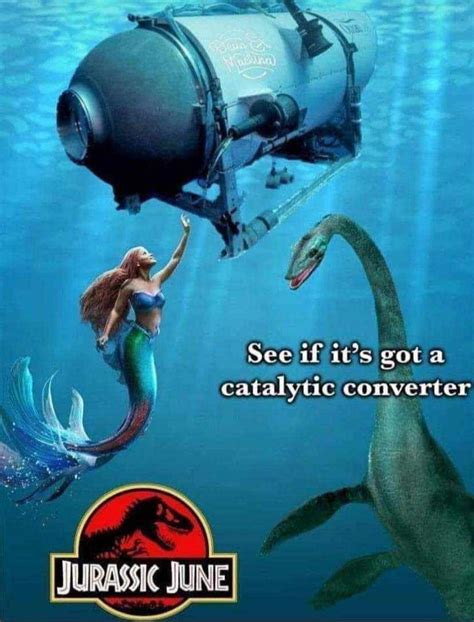 Streaming Now on Disney+ - Sign Up at https://disneyplus. . Little mermaid submarine meme